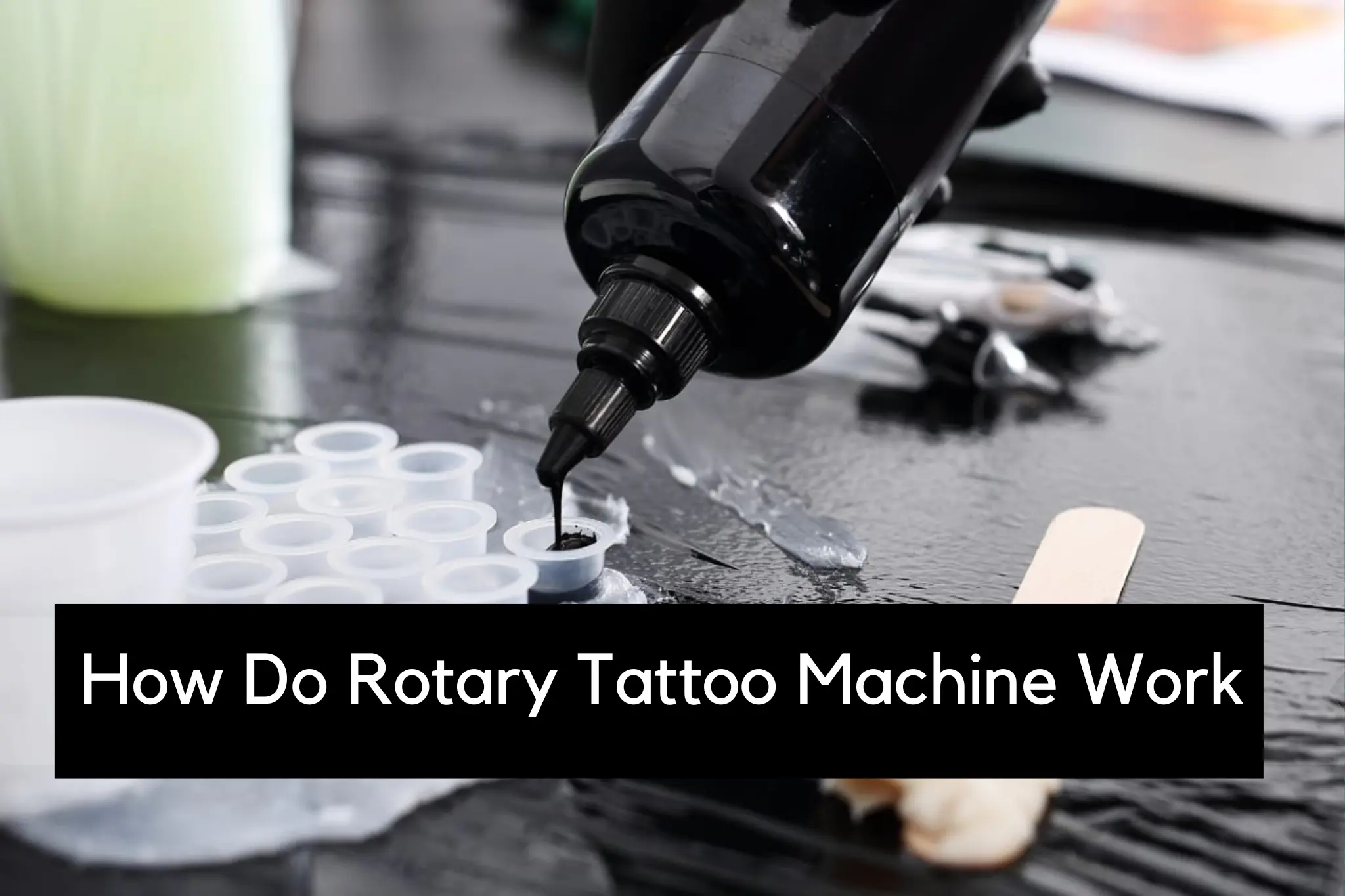 how do rotary tattoo machine work