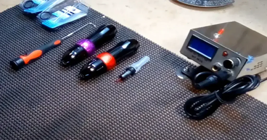 how to clean a rotary pen tattoo machine