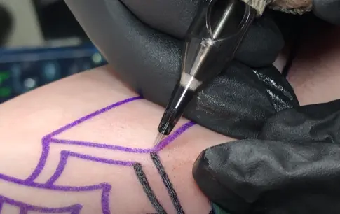 how to tattoo with a rotary pen