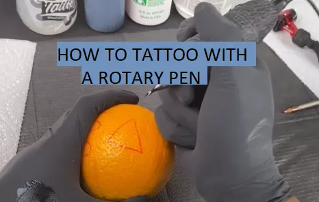 how to tattoo with a rotary pen