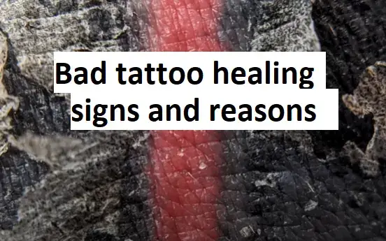bad tattoo healing signs