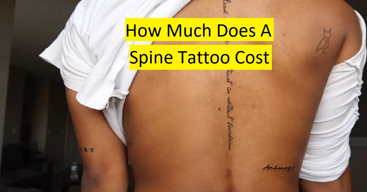 how much does a spine tattoo cost
