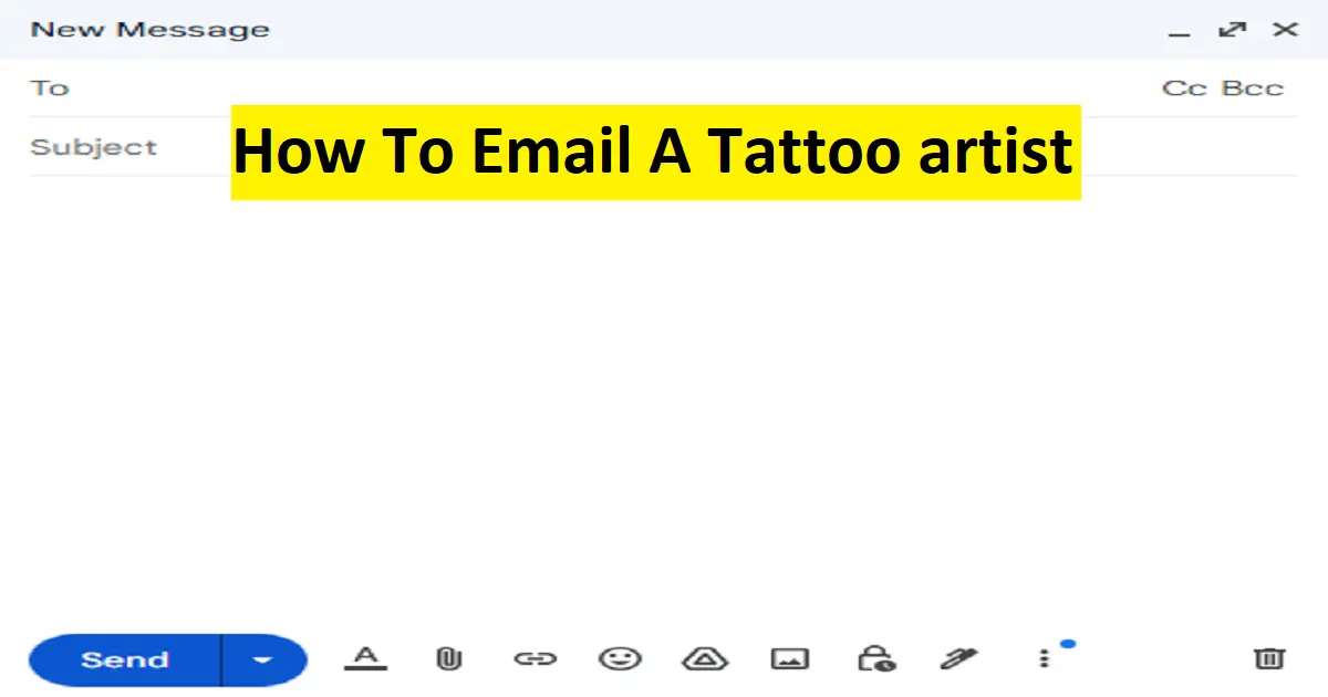 How to Email a Tattoo Artist